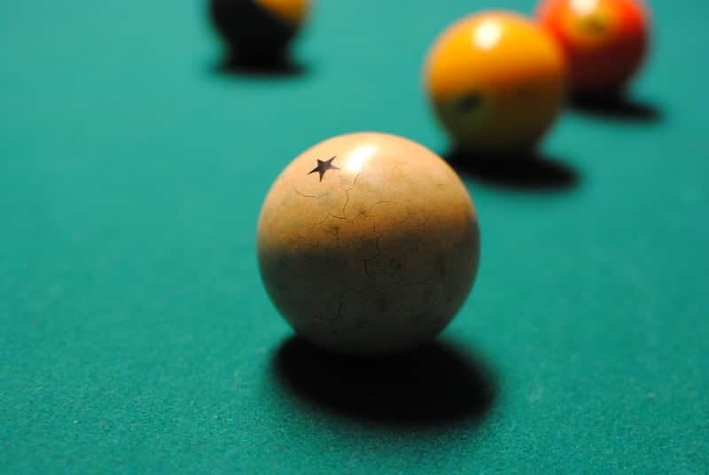 yellow pool balls