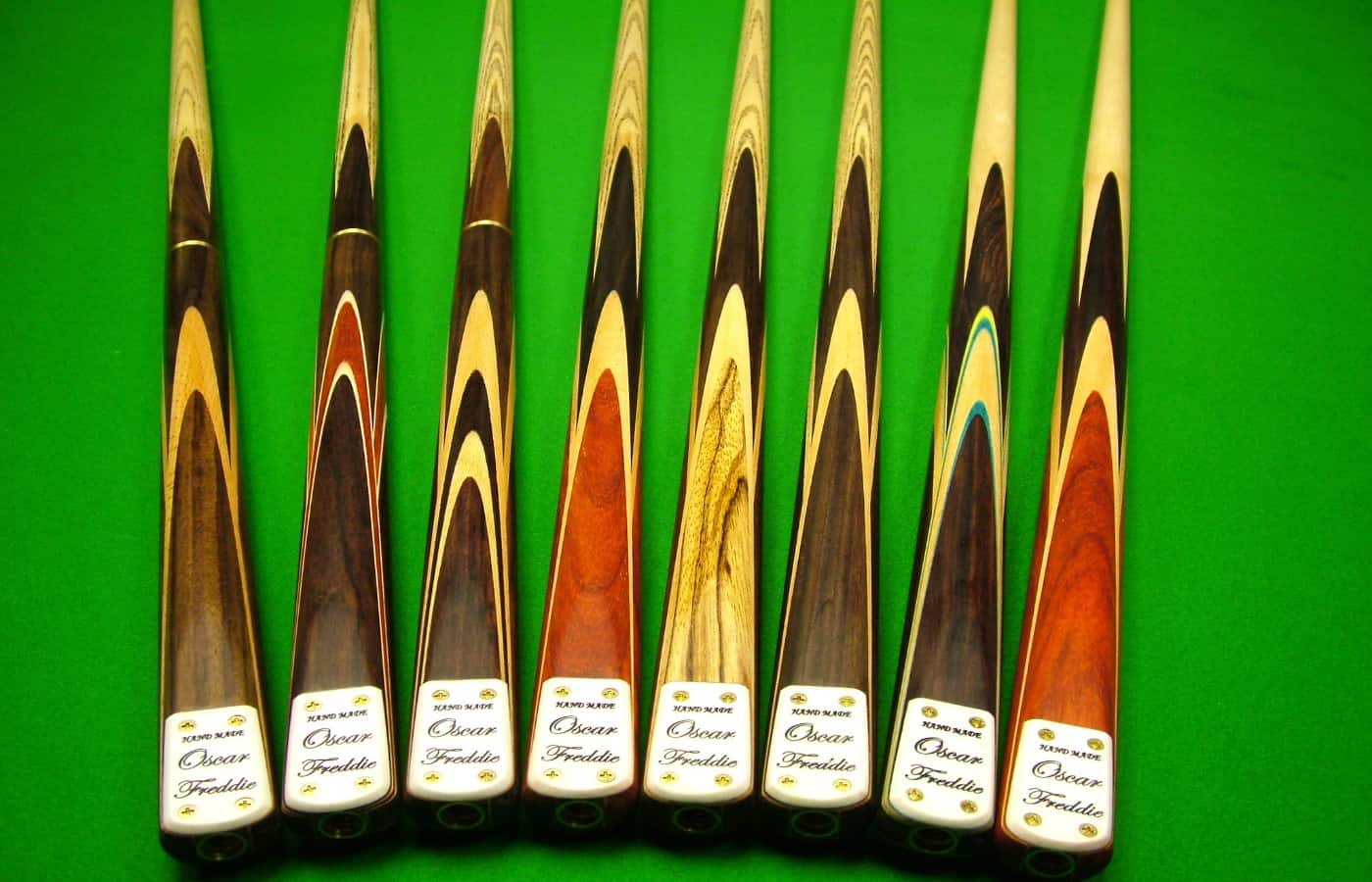 why do snooker cues have a flat side