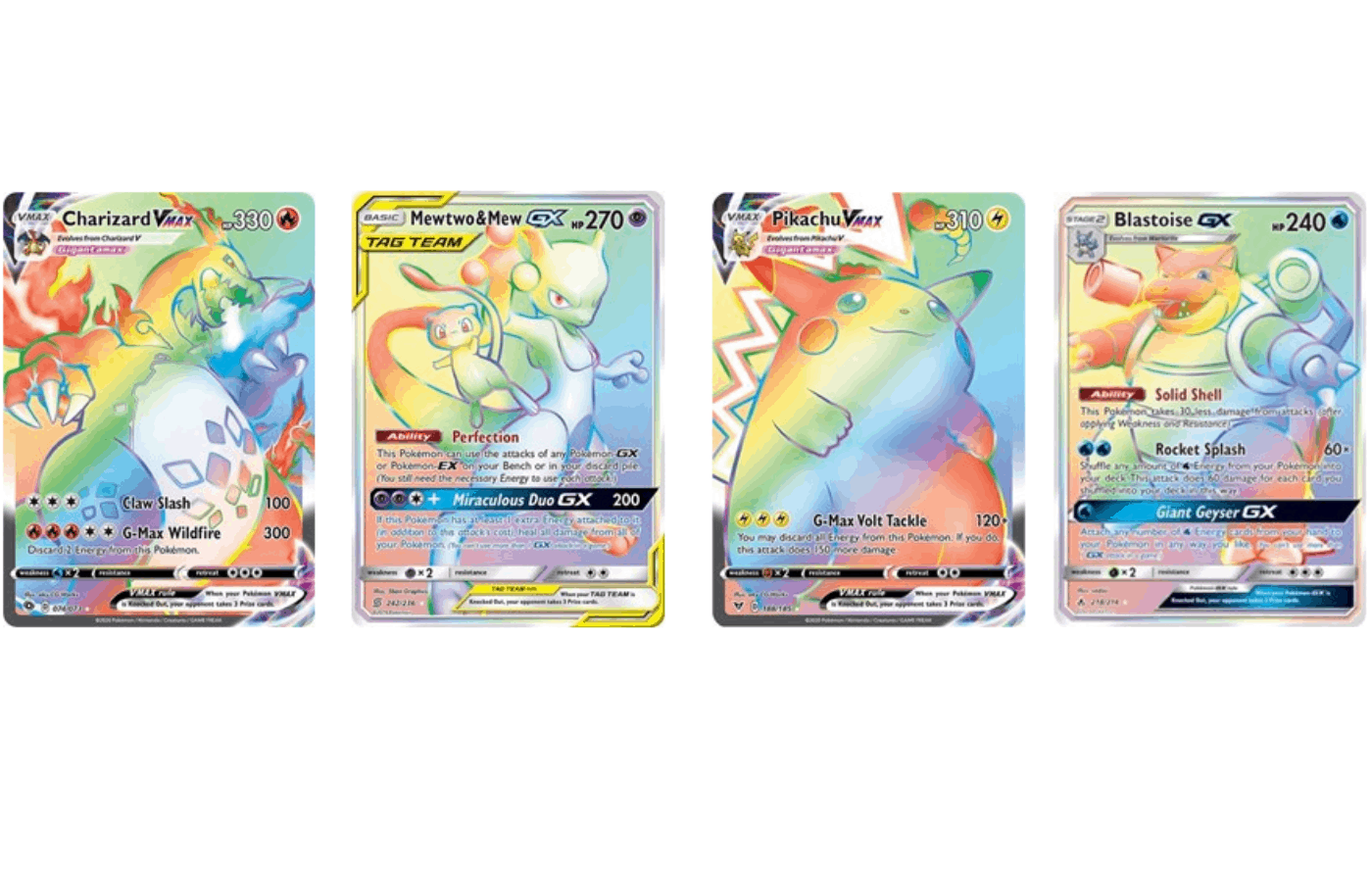 how to get rainbow rare pokemon cards