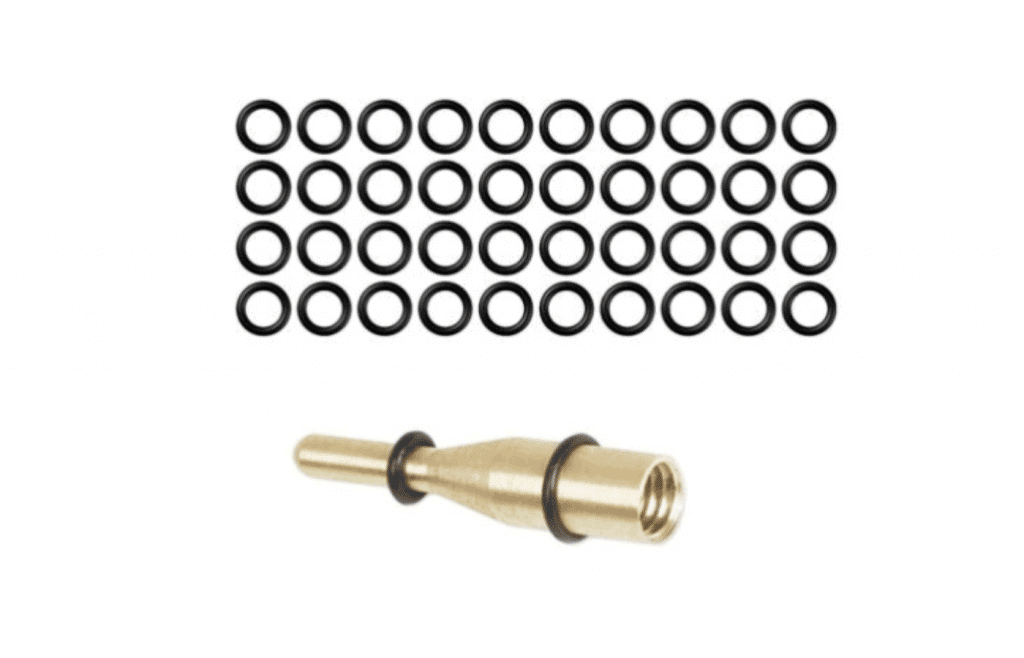 Perfeclan 100Pcs Dart Tip Gaskets Shaft O-Rings with Dart O-ring Applicator 