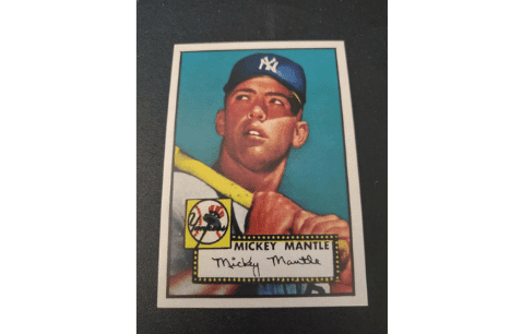 1952 Topps Mickey Mantle Rookie Card- Recently sold for $5.2 Million