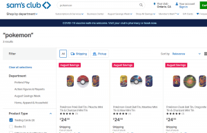 Does Sam’s Club Sell Pokemon Cards? - IndoorGameBunker