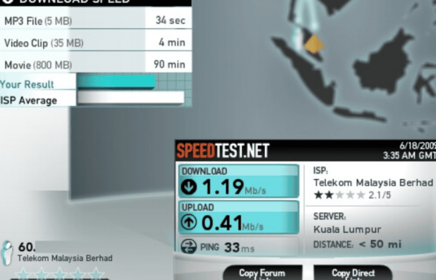 how fast is 512 kbps internet