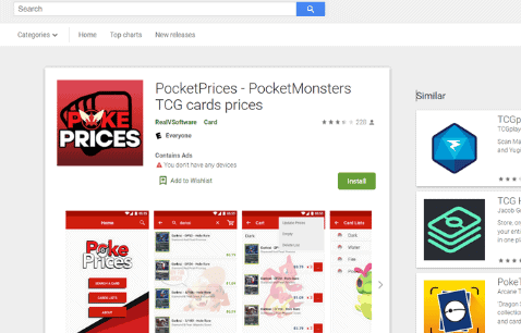 PocketPrices - PocketMonsters