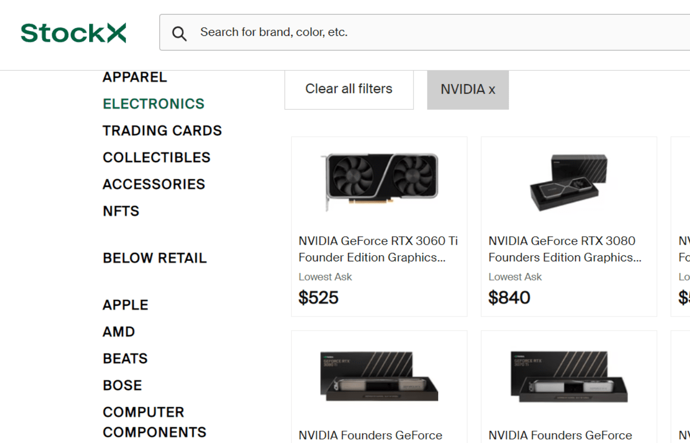 is stockx reliable for graphics cards