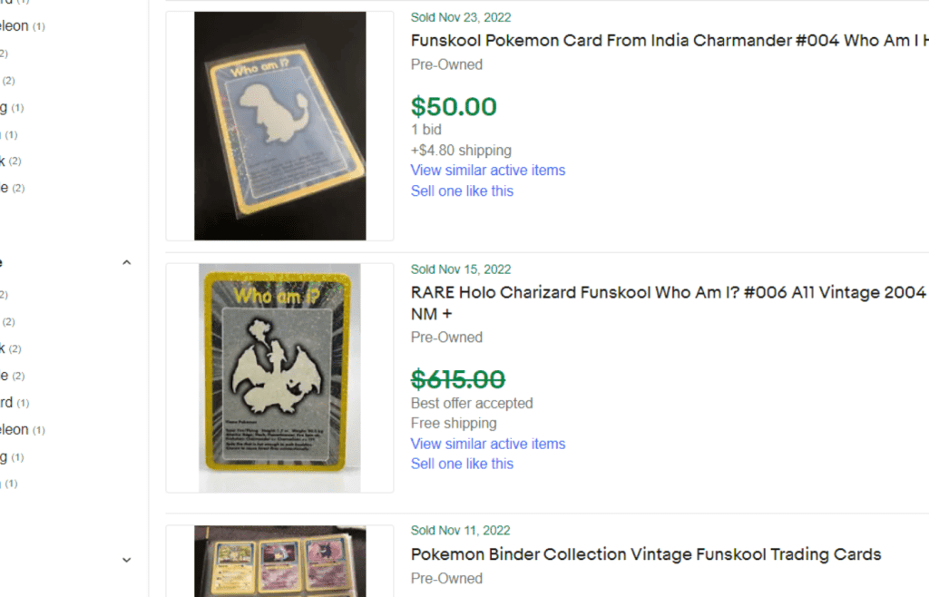 How Much Are Funskool Pokemon Cards Worth?