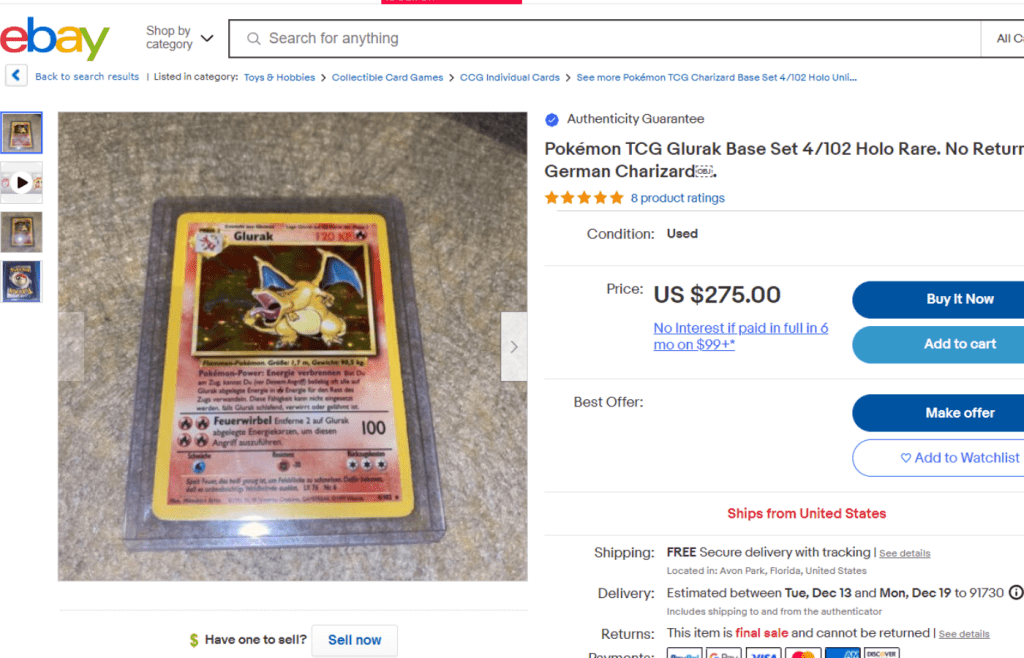 Which German Pokemon Cards Are Worth the Most Money?
