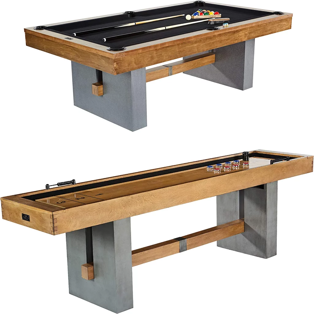 Barrington Urban Collection - Billiard and Shuffleboard Game Table Combination Set