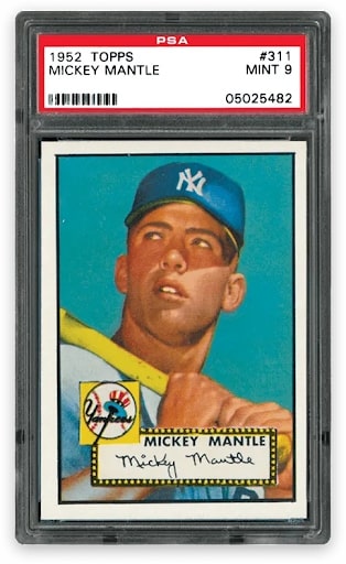 Mickey Mantle Card Mint 9