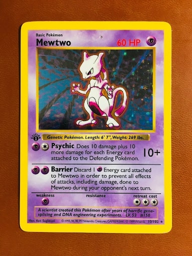 Mewtwo 1st Edition Shadowless